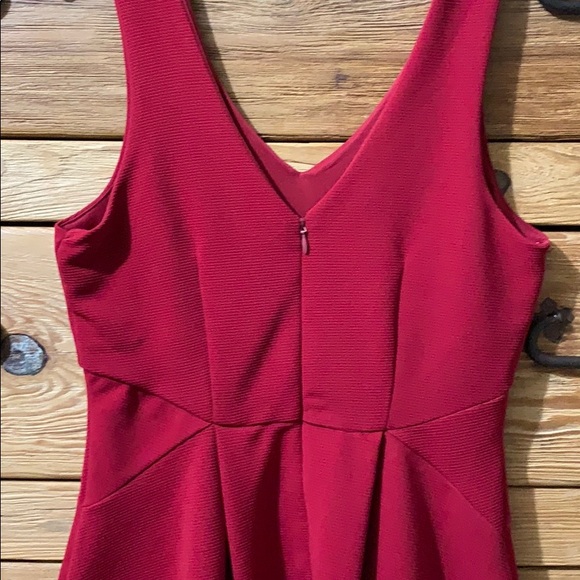 Monteau Red Cocktail Dress - Picture 2 of 3